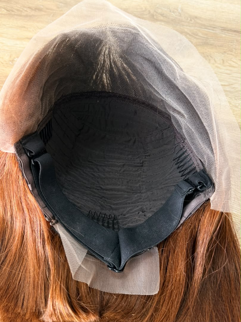13x4 Brown Bob Wig 10 Inch