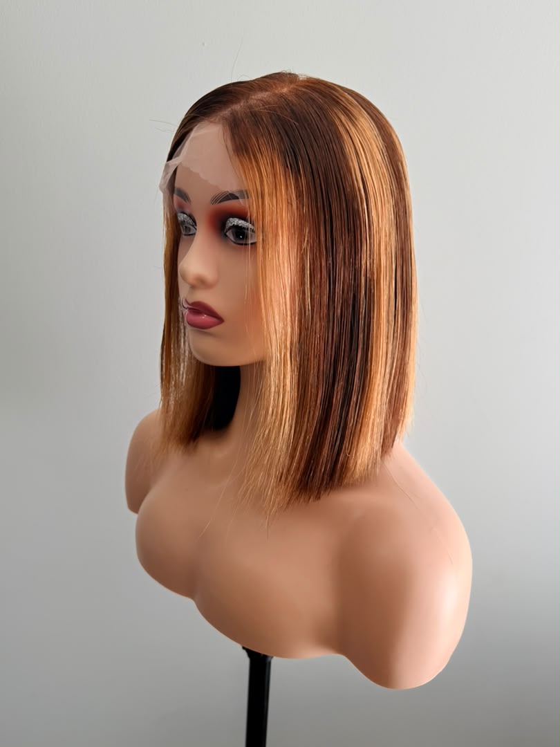 5x5 Honey Blonde Wig SDD 10 Inch