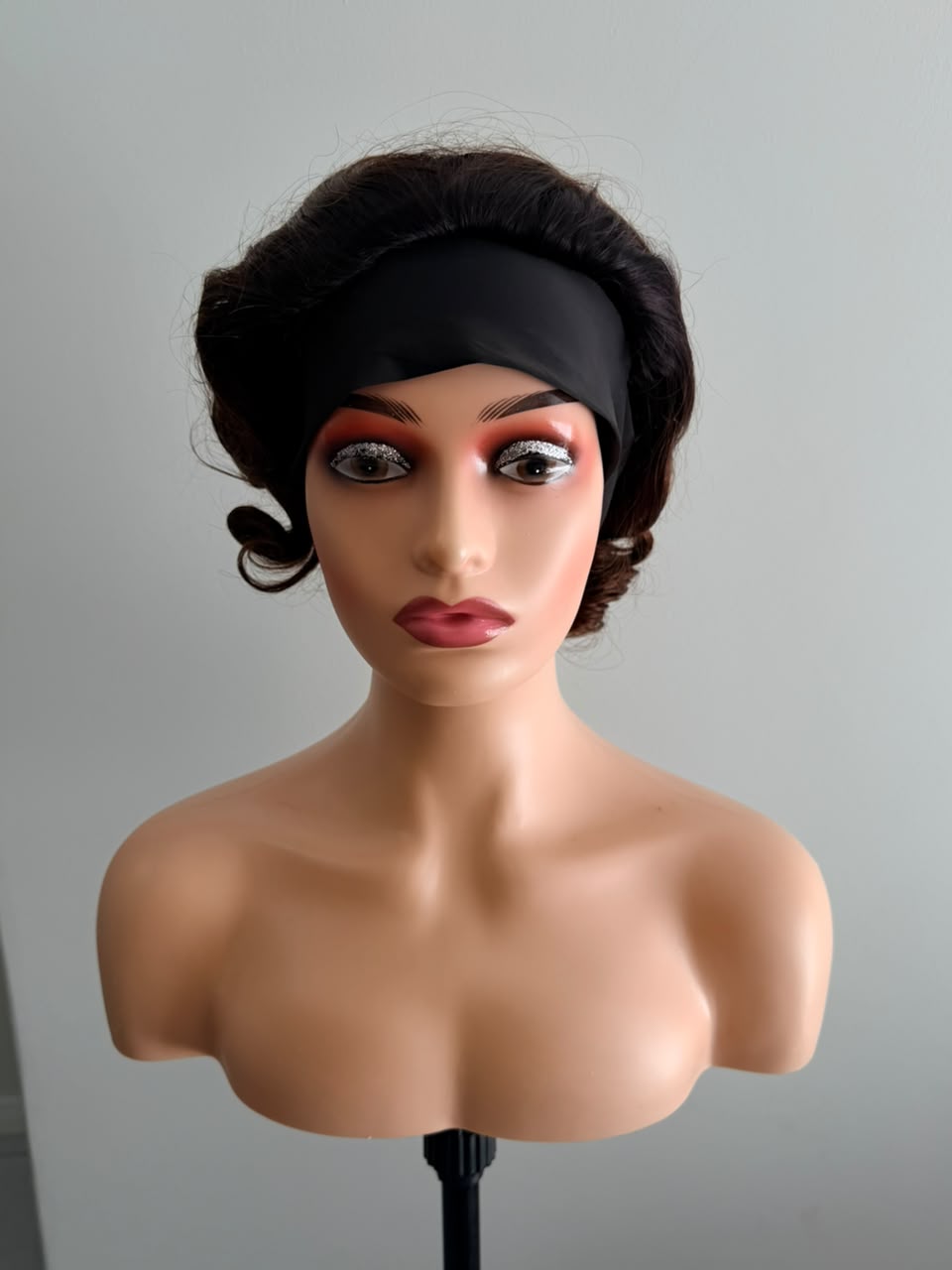 Band wig Bouncy curl 12 inch brown