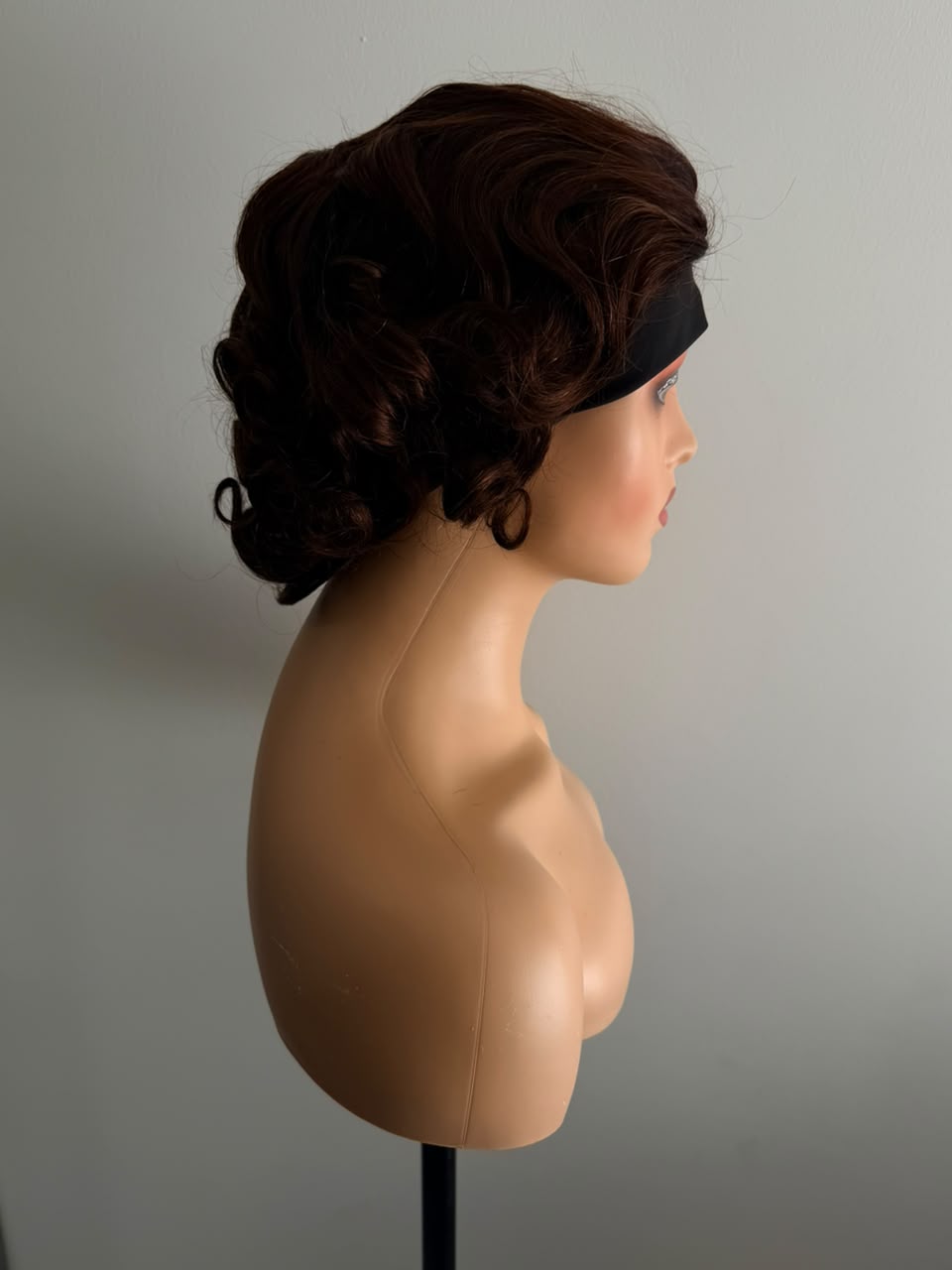 Band wig Bouncy curl 12 inch brown