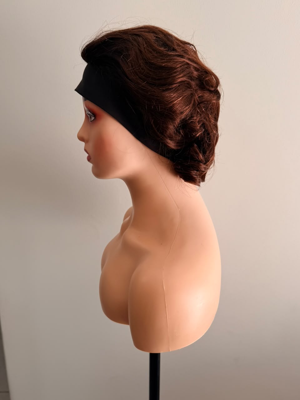 Band wig Bouncy curl 12 inch brown